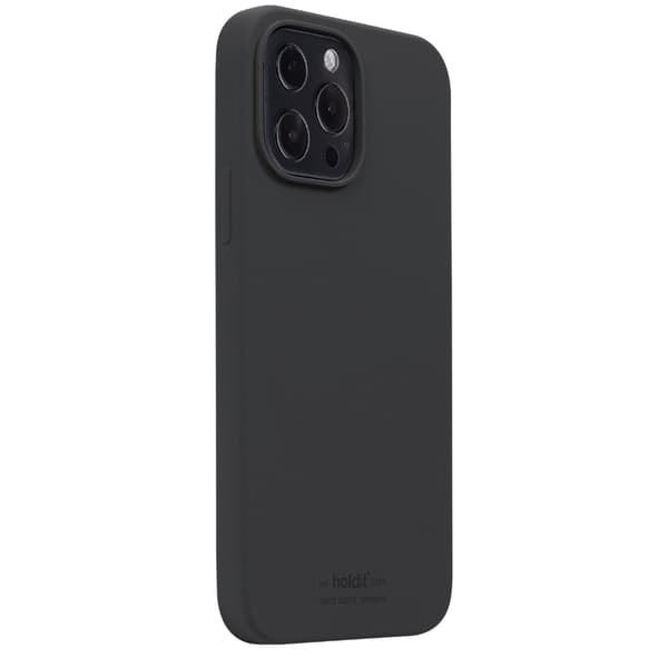 holdit iPhone 13 Pro Max - Silikoninen puhelinkotelo - Musta Svart black