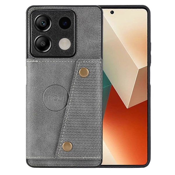 För Xiaomi Redmi Note 13 5G Fodral PU Läder+TPU Anti-fall Telefonskal med Korthållare Style C