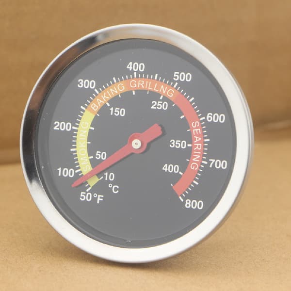 Weber Grill Termometer Lokk Genesis 50~800 Rustfritt Stål Grilltermometer Temperaturmåler for Grilling