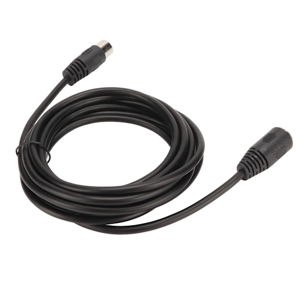 Stor DIN-adapterkabel 8-stift hane till hona högtalare ljudförlängningssladd för mikrofon AV-system 3 meter
