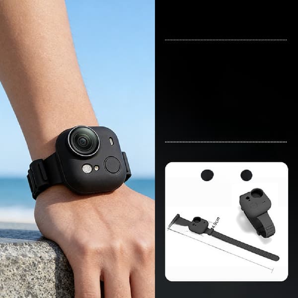Reptåligt skyddsfodral i silikon för Insta360 Go Ultra