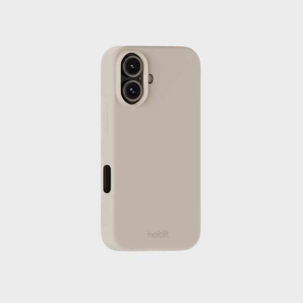 holdit iPhone 16 Mobilveske Silikon Lys Beige 48