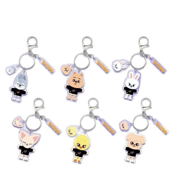Stray Kids Skzoo nøgleringe og tilbehør; Stray Kids tasker og tilbehør 2 B8