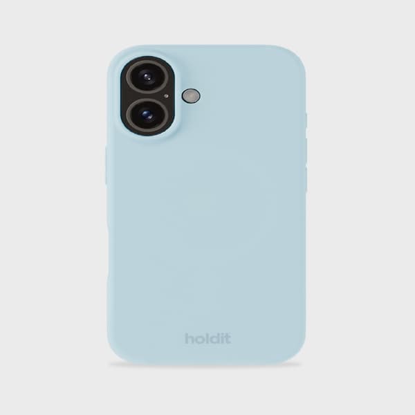 held iPhone 16 Mobilskall Silikon Mineralblå 47