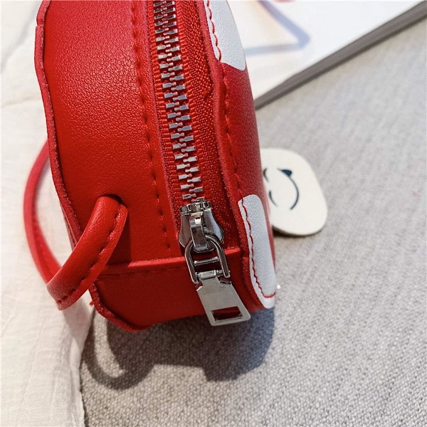 Liten Crossbody Axelväska för Flickor Casual Svampar Handväska Söt Handväska för Barn NO:6