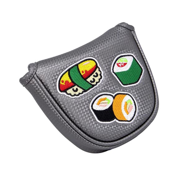 1/2/3/5 Golf Mallet Putter Hodebeskyttelse For Golfkølle Grå putterbeskyttelse Gray putter cover 1Set