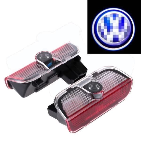 4 st LED Bildörr Laser Projektor Logo Ghost Shadow Lampa För VW Golf EOS Tiguan
