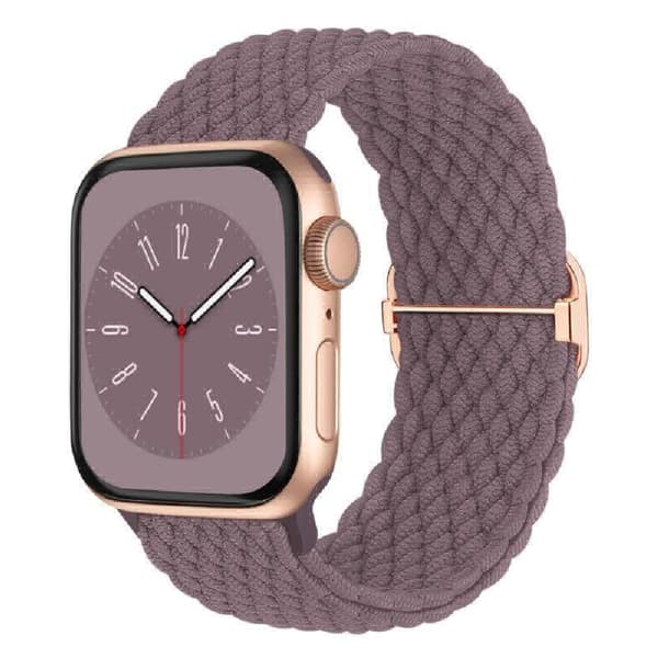 5-pack flätade solo loop-band kompatibla med Apple Watch (38mm, 40mm, 41mm) 5-pack 38/40/41mm