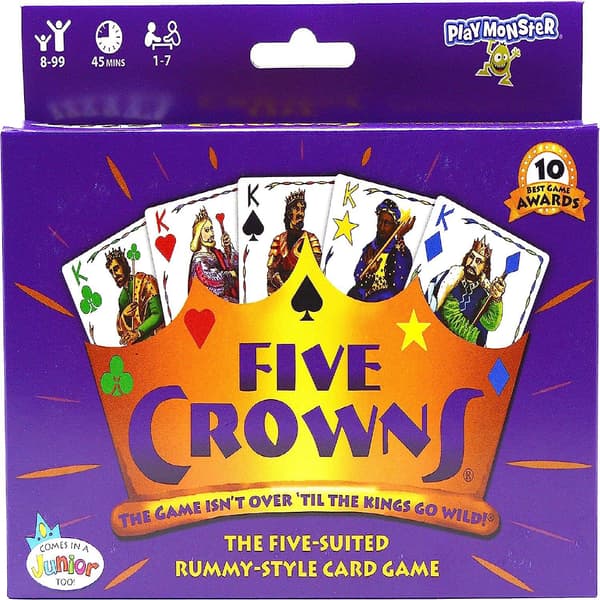 Five Crowns kortspill - Moro for alle aldre, 2-6 spillere