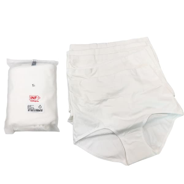 Trosor med hög midja (5-pack) Vit XL Vit White XL