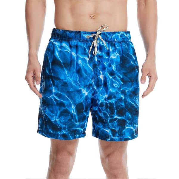 Badeshorts til mænd, afslappede, åndbare badebukser, hurtigtørrende surfbukser M