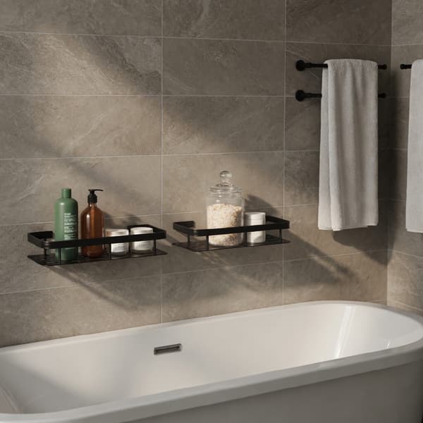 Baderomshylle i aluminium - 2-pakning 520