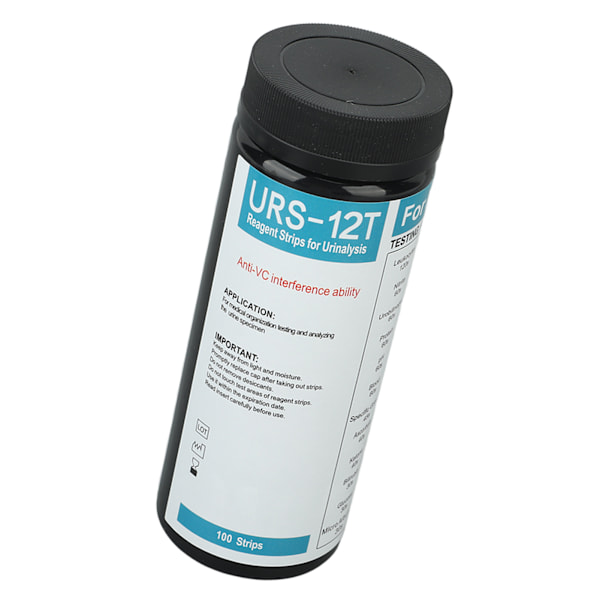 100 st Urinteststickor Snabb Diagnostisk Urinteststicka Portabel 12-Parameter Glukosteststickor för Hem-, Sjukhus- och Laboratoriebruk 0.1