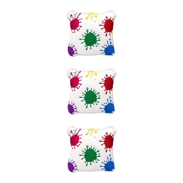 1/2/3/5 Golf Mallet Putter Hode Deksel For Golfkølle Hvit putterdeksel White putter cover 3Set