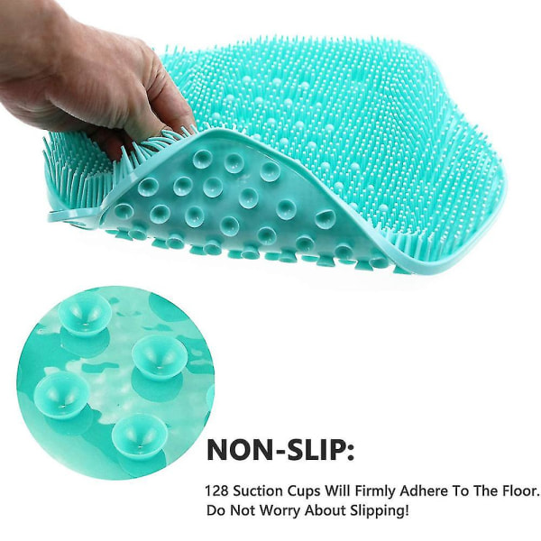 Shower Foot Scrubber Foot Massager Exfoliation Cleaner Mat Improve