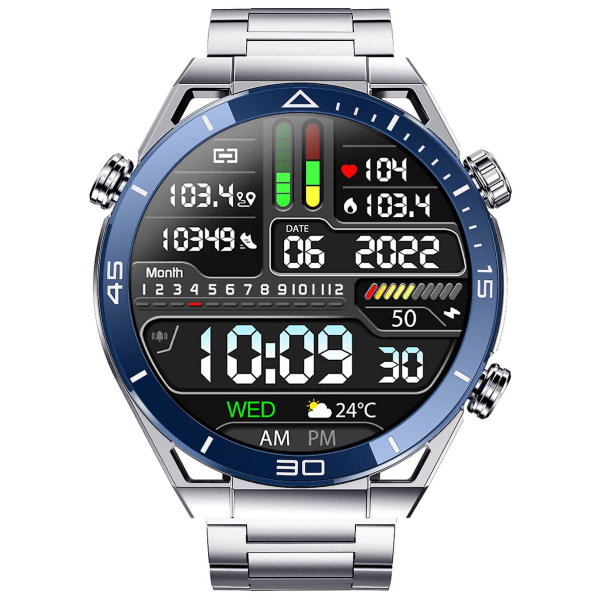 För Huawei Xiaomi Gt3 Ultra Smart Watch Herr Android Bluetooth Call Ip68  Vattentät 1,5 tum storskärm Fitness Track Smartwatch Blue-Si Si smart watch  1d21 | Blue-Si Si | smart watch | Fyndiq