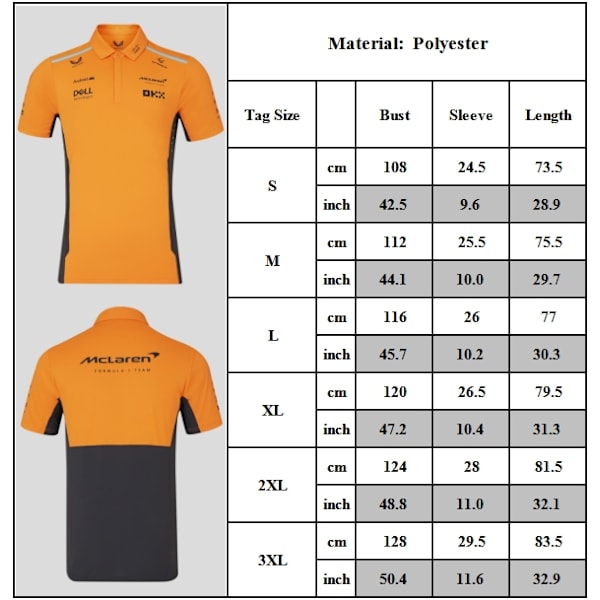 Red Bull Racing F1 Herr 2024 Race Team Poloshirt Kortärmad, Gul L