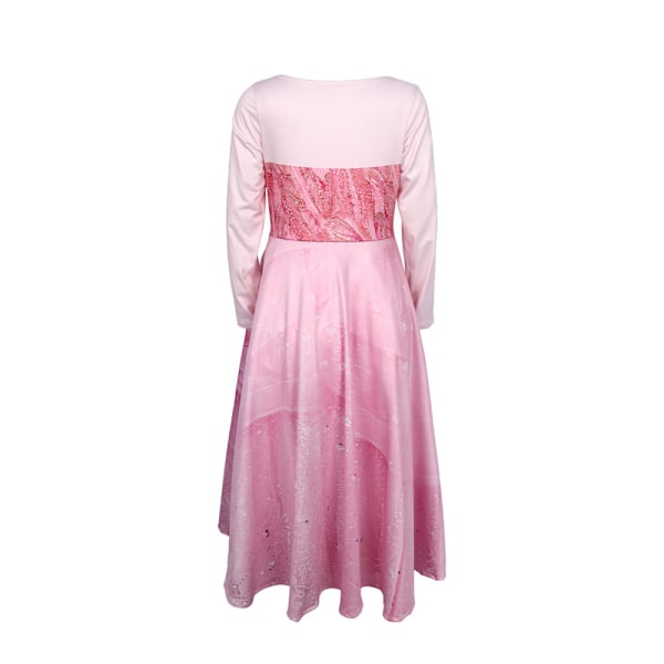 Glinda Wicked Cosplay Kostym Förklädnad för Flickor Klänning Rollspel Kvinnliga Klänningar Fantasy Outfit Halloween Karneval Dräkt Glinda 150cm