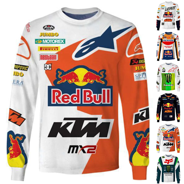 2024 MTB Road Jerseys Motocross Shirt Herr Andas Cykeltröja Herr Långärmad Racing Snabbtorkande Cykeltröja E M