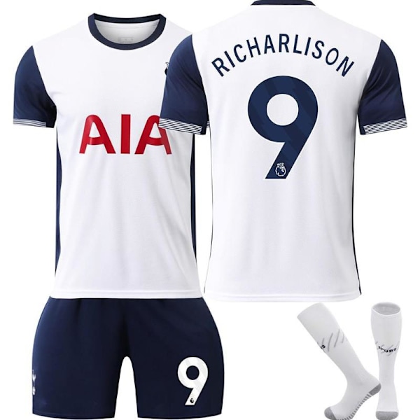 Fotbollströja Barn Pojkar Flickor #9 RICHARLISON Fotbollskit Träningsdräkt Sportkläder Outfit 24