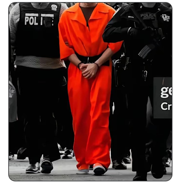 Luigi D.O.C. Jumpsuit & Handfängsel: Trendig, djärv outfit för kreativt fångerollspel M