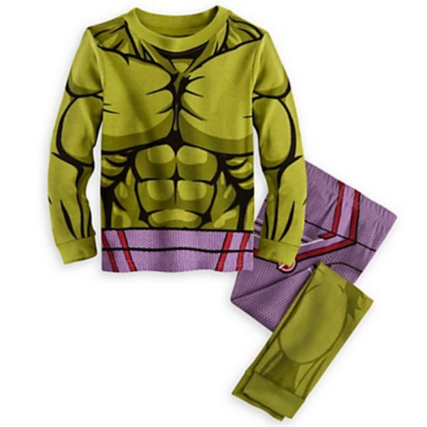 Barnens Avengers Halloween Kostym Set Pojkar Hawaii Party Outfit The Hulk 130cm