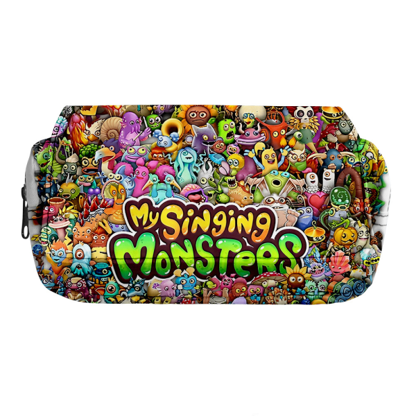 My Singing Monsters Case Student Pen Box Stationery Box F
