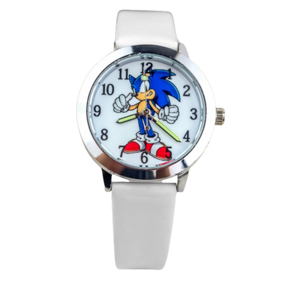 Sonic The Hedgehog Watch Pojke Flicka Tecknad Quartz Watch Barn Födelsedagspresent beige