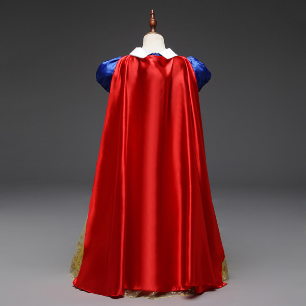Halloween prinsessklänning kostym för flickor födelsedag cosplay 130cm