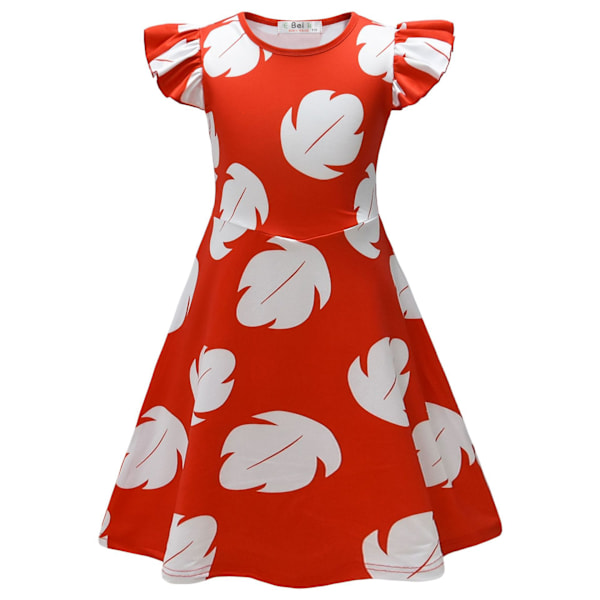 Flickors Prinsessdräkt Loli Prinsessa Dansdräkt Sommarkläder Prinsessklänning 3-9 År 140cm