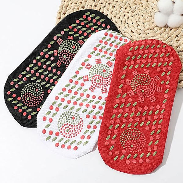 Självvärmande Sockor Anti-Trötthet Vinter Utomhus Varma Värmeisolerade Sockor Termiska Sockor för Vandring Camping Fiske Cykling Skidåkning White