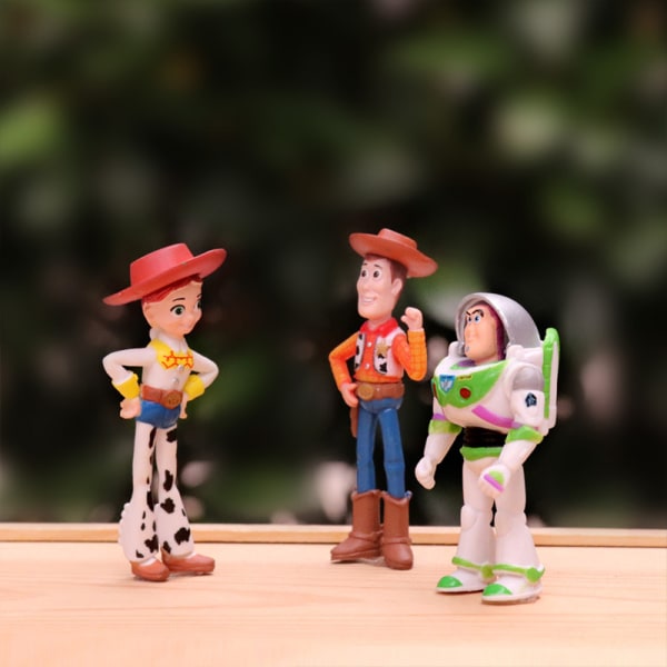 7 st Toy Story Buzz Lightyear figurer pojkar barn julklappar