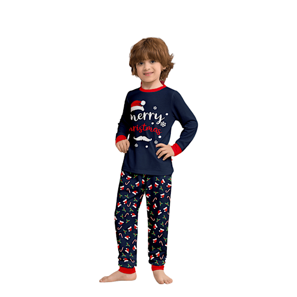 Julpyjamas för familjen Julpyjamas Matchande set för vuxna barn baby Julpyjamas Kids 4-5Years