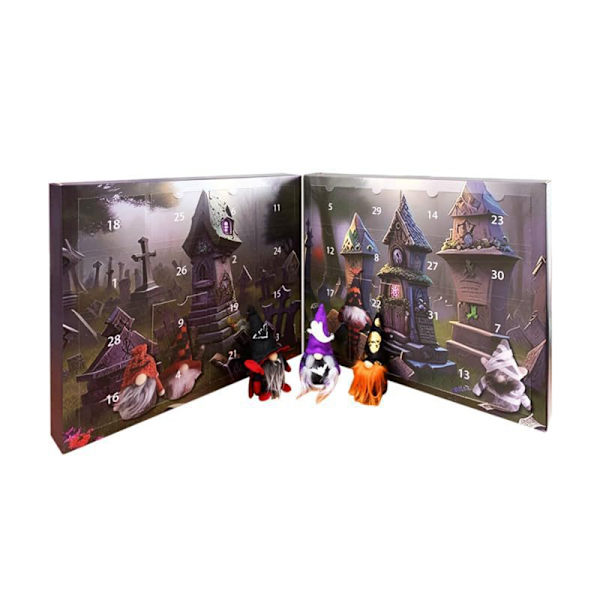 2024 Halloween Gnome Adventskalender 31 dagar nedräkning Blind Box Leksaker Barnpresenter