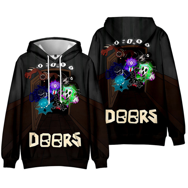 Barn 3D Escape from the gate Hoodie Sweatshirt Långärmad kappa A 150cm