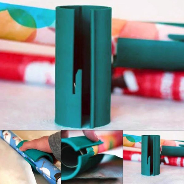 2 st omslagspapper Cutter Roll Cutter Tool för Wall Sticker Bule