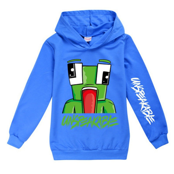 UNSPEAKABL Barn Pojkar Tryck Hoodie Sweatshirt Topp Dark Blue 150cm