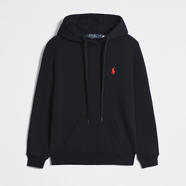 Ralph Lauren Herrar Hoodie Långärmad Huvtröja Casual Sport Pullover Toppar B L