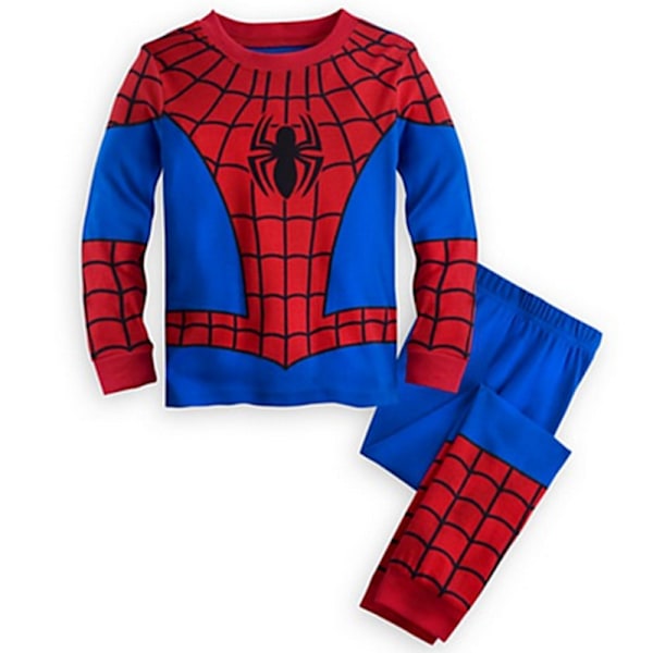 Barnens Avengers Halloween Kostym Set Pojkar Hawaii Party Outfit Spider-Man 110cm