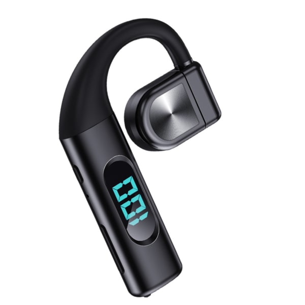 Bluetooth Headset Hörlurar Trådlös Ear Type Business Hängande black