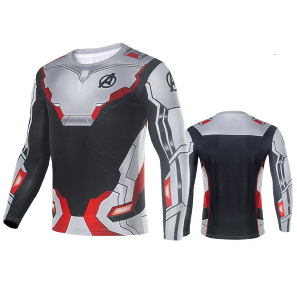 Avengers 4 Herr Huvtröja Toppar Cosplay Kostym Long Sleeve T Shirt M