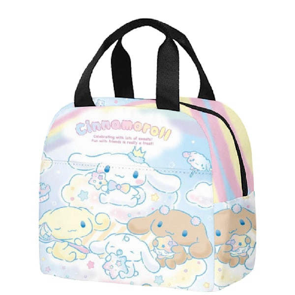 Cinnamoroll Lunch Bag, Bärbar Återanvändbar Termisk Isolerad Lunchlåda för Vuxna och Barn, Lunchväska för Kontor Skola #3