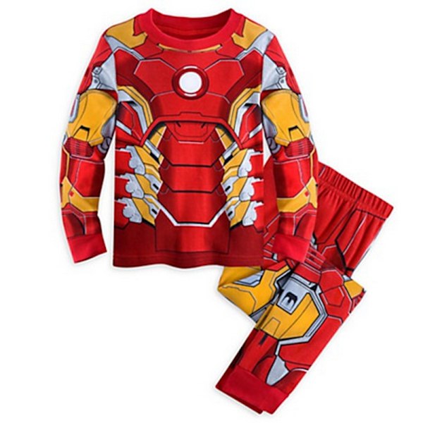 Barnens Avengers Halloween Kostym Set Pojkar Hawaii Party Outfit Iron Man 140cm
