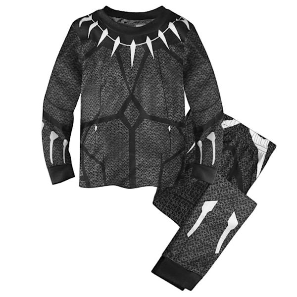 Barnens Avengers Halloween Kostym Set Pojkar Hawaii Party Outfit Panther 110cm