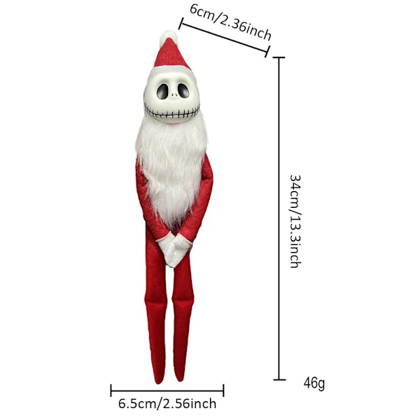 Julgrinch Elf Plyschdocka Leksaker Nyhet Jul Grinch Monster Docka Elf för Skrivbord och Hemmakontors Dekoration Green