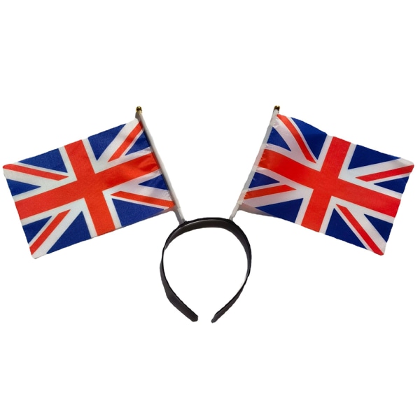 Vuxna Barn UK Flag Head Bopper Huvudbonad Pannband Tillbehör