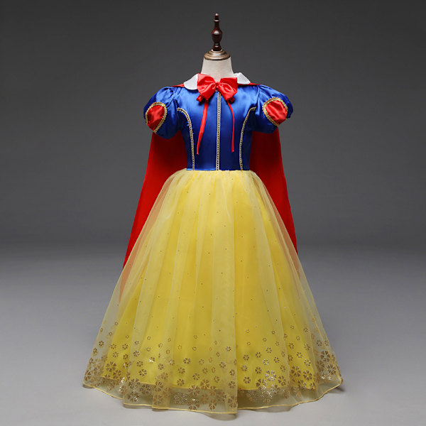 Halloween prinsessklänning kostym för flickor födelsedag cosplay 150cm