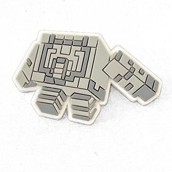 20PCS/Set Minecraft Croc Sko Charms Tillbehör för Clog Sandaler Dekoration