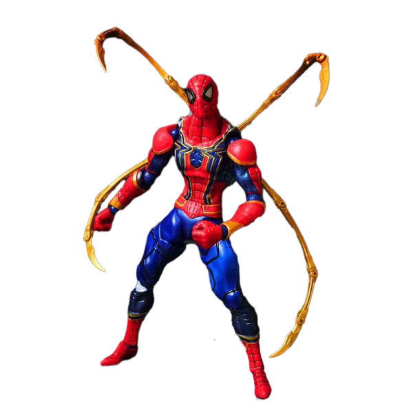 Iron Spider Man Action Figur Staty Figurine Samlarobjekt modell