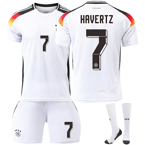 Fotbollströja Barn Pojkar Flickor #7 HRVERTZ Fotbollsset Träningsdräkt Sportkläder Outfit 24